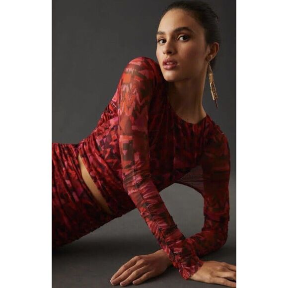 BNWT Anthropologie MISA Cutout Dress Size L - Picture 3 of 11